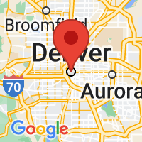 Map of Denver CO US